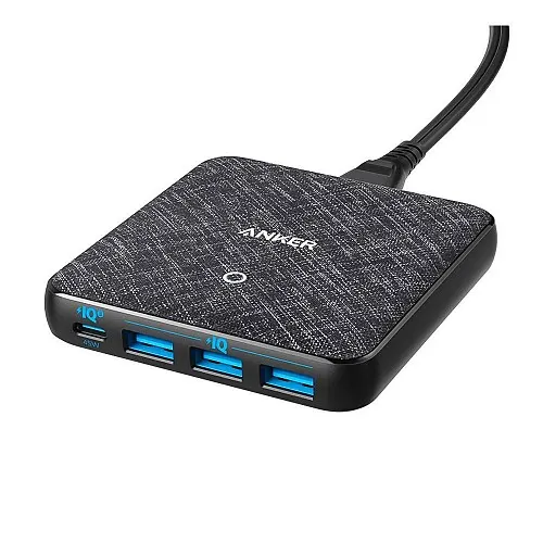 Anker PowerWave Mag-Go 2-in-1 Dock+Charger White
