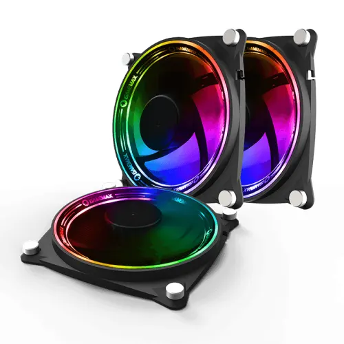 Gamemax RB300 Kit 3x ARGB Fans With Aura 3pin Male & Female Connectors