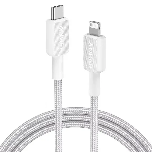 Anker Mobile Cable USB C to MFI 1.8m 322 White