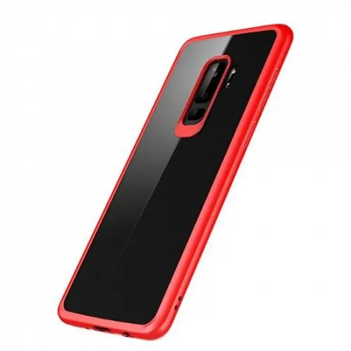 ROCK Clarity Samsung Galaxy S9+ Case Red