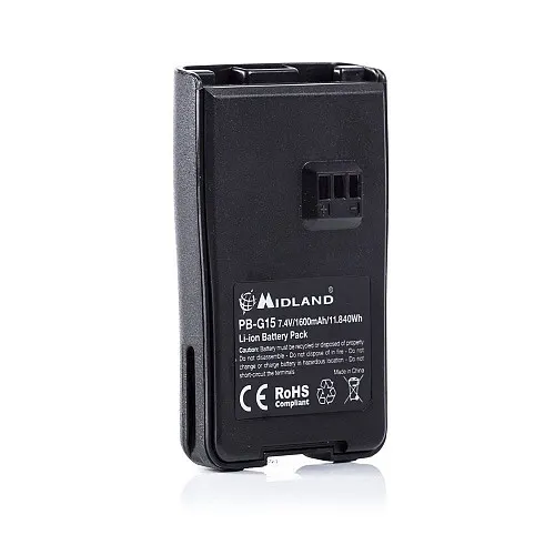 Midland C1128 Replacement Battery for G15-G18-Arctic