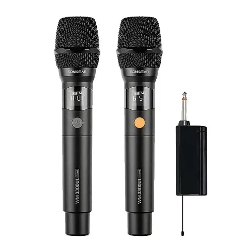 SonicGear Microphone Wireless 2xHandsets WM 3000UL DUAL Obsidian