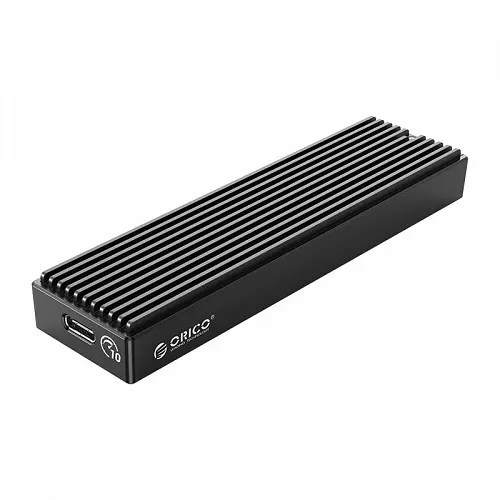 Orico HDE USB-C 3.1 M2 NVME SSD Enclosure Aluminum Black M2PV-C3