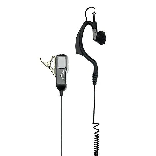 Midland MA21-L Earphone Mic with Spiral Cable for XT/G Series