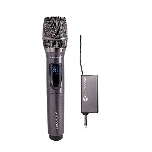 SonicGear WMC6000RR Wireless UHF Rechargeable Microphone with Receiver
