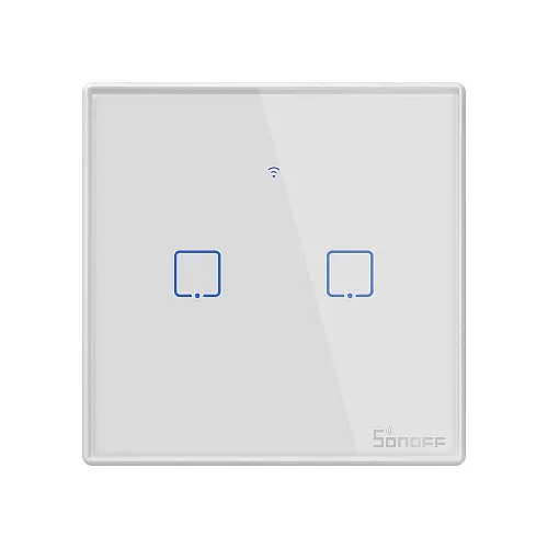Sonoff T2 UK 2C WiFi Smart Wall Touch Switch White