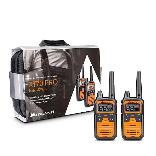 Midland Radio Walkie Talkies XT70 Pro Hobby & Work