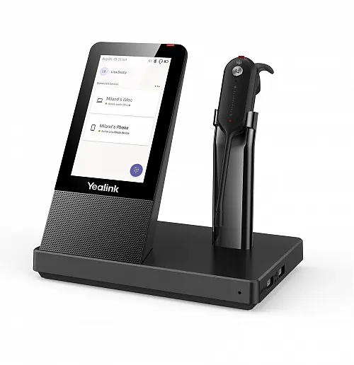Yealink WH67 UC Workstation Convertible Wireless DECT Headset Teams