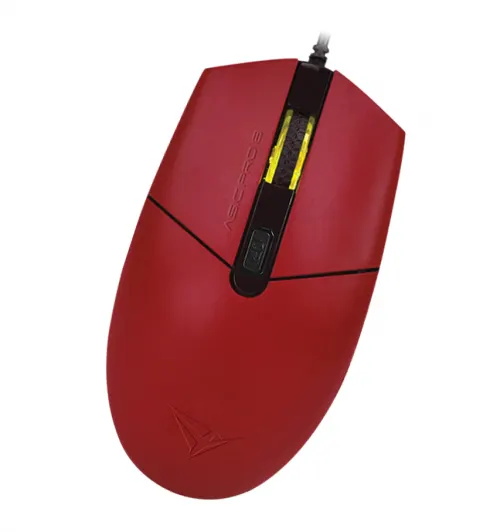 Alcatroz ASIC PRO 8 Wired Blue Ray Mouse Red