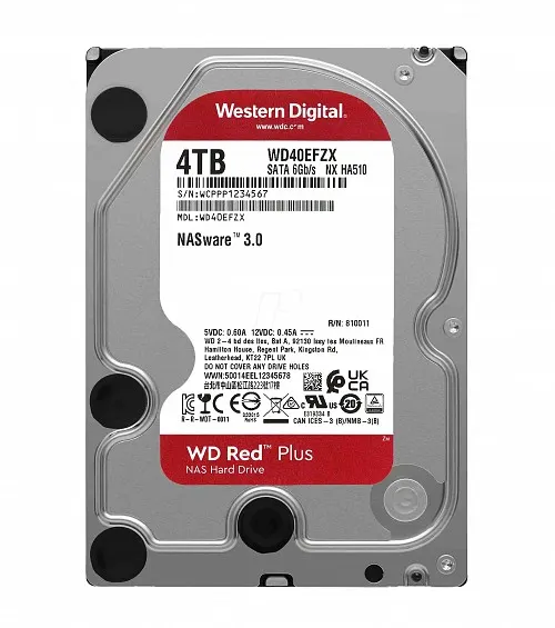 Western Digital RED PLUS NAS HDD 4TB WD40EFZX