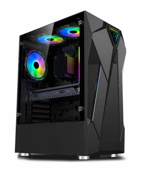 Armaggeddon TRON HOLO 5 ATX Gaming Case Black