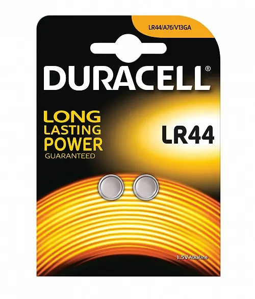 Duracell LR44 Alkaline Button Cell 2pcs 656.996UK