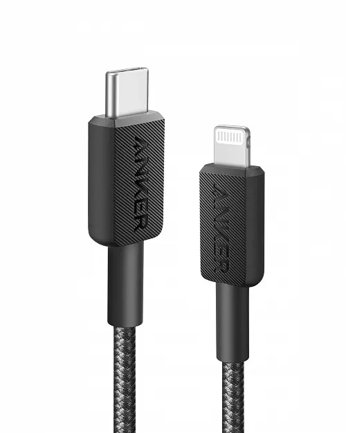 Anker Mobile Cable USB C to MFI 1.8m 322 Black