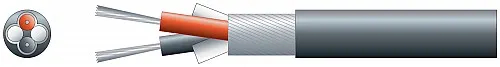Mercury Twin Core Signal Cable DI 2x1.5mm 100m Black 803.594UK
