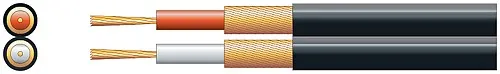 Mercury Twin Core RCA Cable Black 100m 803.436UK