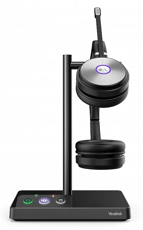 Yealink WH62 Dual Wireless DECT Headset Teams 150m