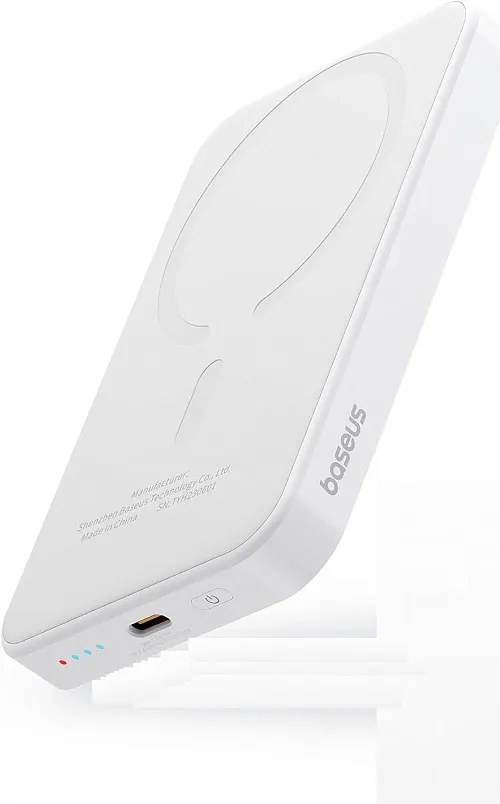 Baseus Powerbank 20W 5000mAh Magnetic Wireless White