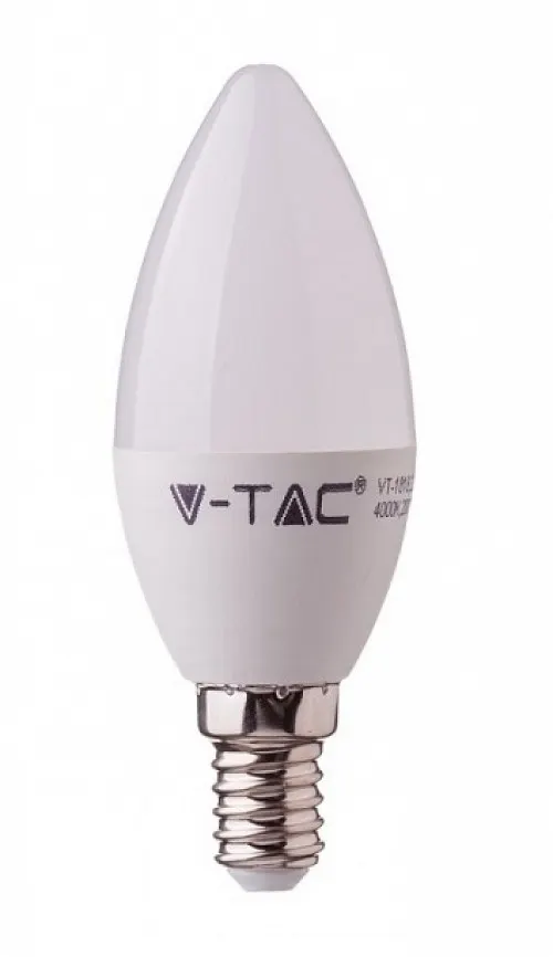 V-TAC LED Bulb E14 Candle 5.5W WW 3000K 171