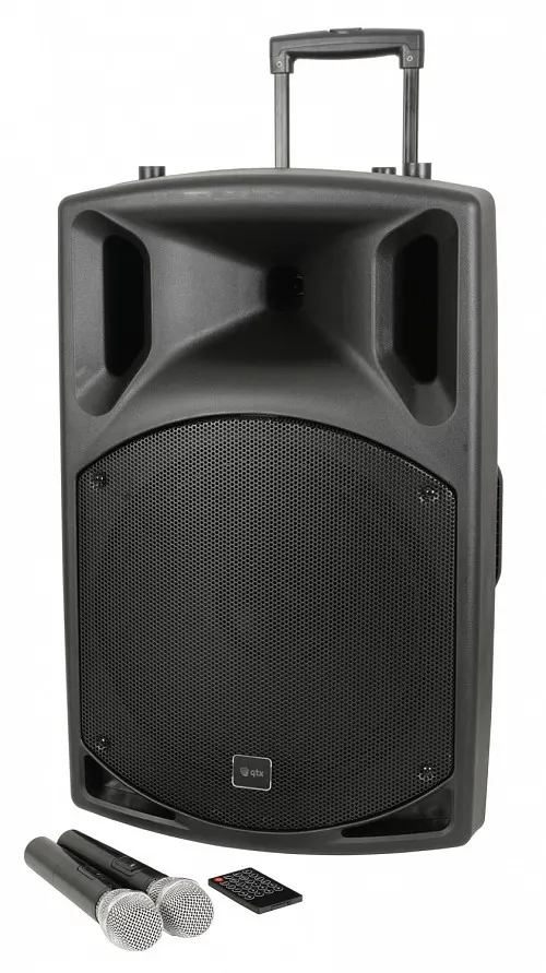 QTX QX15PA-Plus Portable PA 15'' BT/USB/UHF Mic 178.857UK