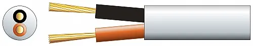 Mercury Speaker Cable DI 1.5mm White 100m 801.817UK