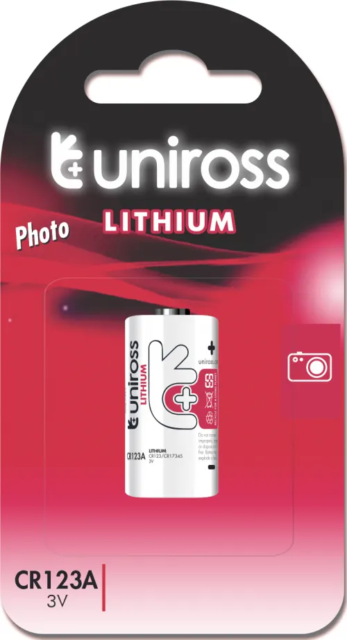 Uniross CR123A Photo Lithium Battery