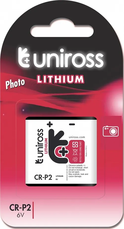 Uniross CR-P2 6V Lithium Battery