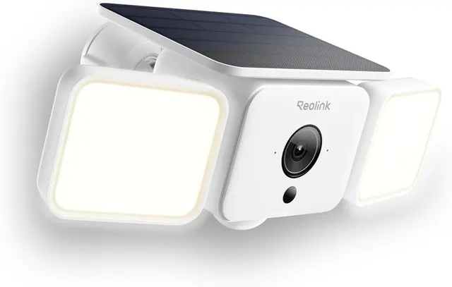 Reolink BP Outdoor Battery Camera 4MP 1000 Lumen Floodlight, 110db Siren & 3W Built-in Panel (F310B)