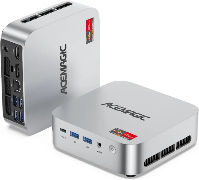 ACEMAGIC M1 Mini PC, AMD Ryzen 7 6800H, 16GB DDR5 512GB M.2 SSD