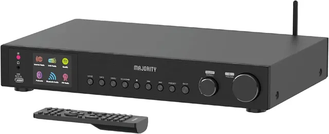 Majority FITZWILLIAM 2 Radio WiFi/BT/USB/FM/LineOut/Display Black