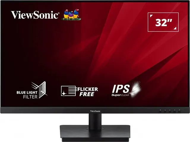 Viewsonic Monitor VA 32" Full-HD IPS 75Hz HDMI/VGA & Speakers VA3209-MH