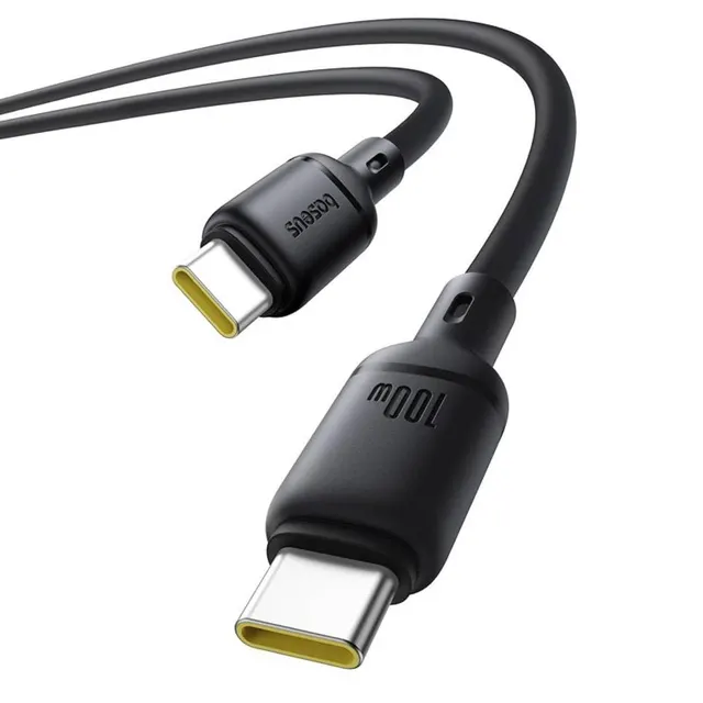 Baseus Cable USB-C to USB-C Silky Series 2.0m 100W Black