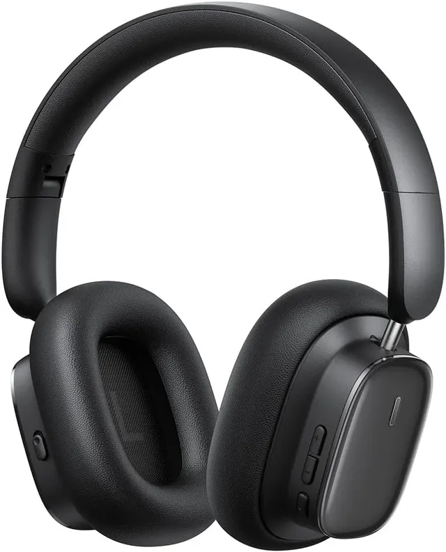 Baseus Wireless Headphones Over Ear ANC Bowie H1i Black