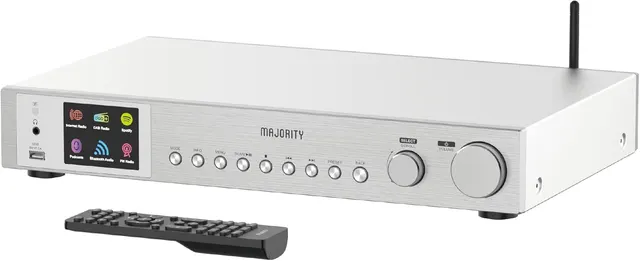 Majority FITZWILLIAM 2 Radio WiFi/BT/USB/FM/LineOut/Display Silver
