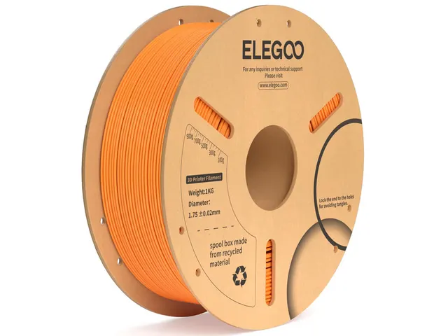 ELEGOO PLA+ RAPID ORANGE FILAMENT 1KG 1.75MM