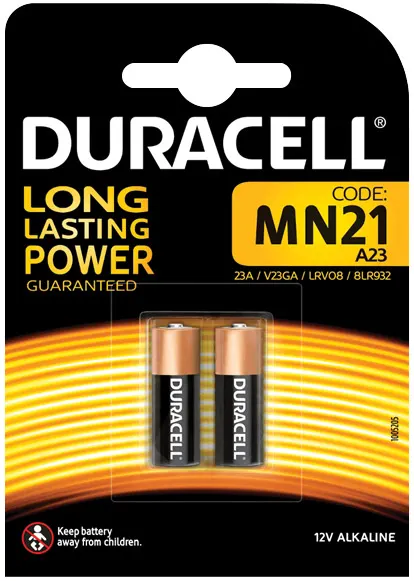 Duracell Alkaline Battery MN21/23AE 2-pack 656.988UK