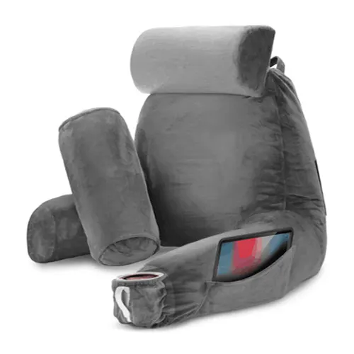 Lumivida Ergonomic Reading Pillow with Arm Rests & Removcable Covers 40x33x60cm RLC02-2