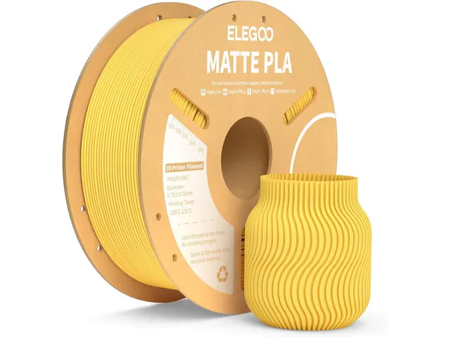 ELEGOO PLA MATTE FILAMENT SUNSHINE YELLOW 1KG 1.75MM