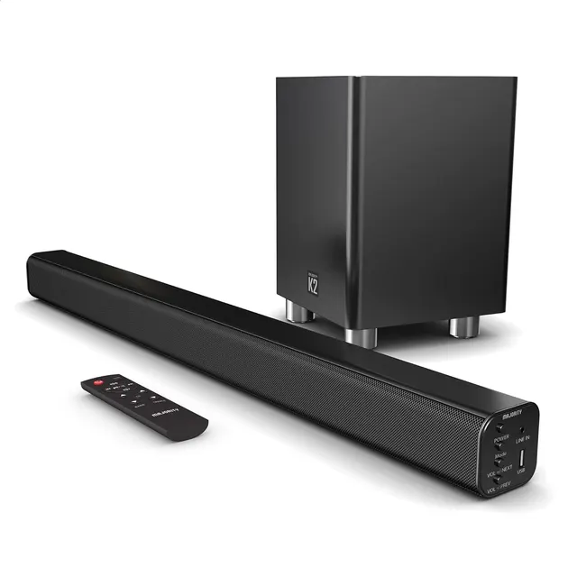 Majority K2 Soundbar 150W Wireless Subwoofer BT-USB-HDMI