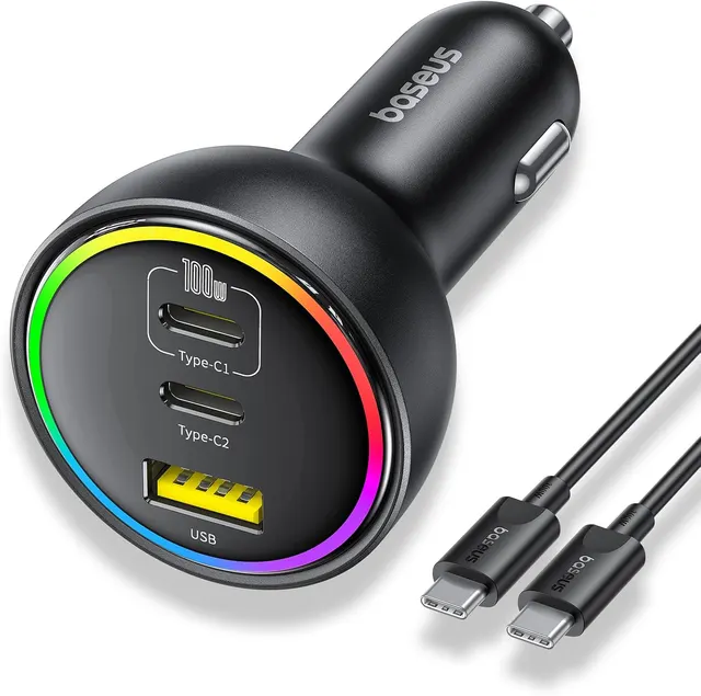 Baseus Car Charger 152.5W 2C + 1U incl 100W Cable