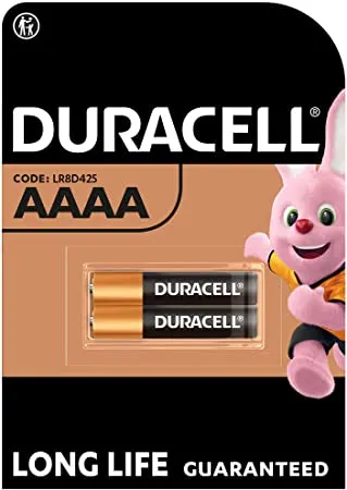 Duracell Alkaline AAAA LR80425 Batteries 2pcs