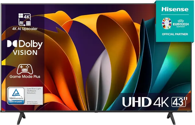 Hisense 43A6N 43'' 4K Smart LED TV Dolby