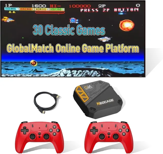 Unico Go15 Gaming Console with Dual Joystick & 30 Preloaded Visco-Piko Licensed Games
