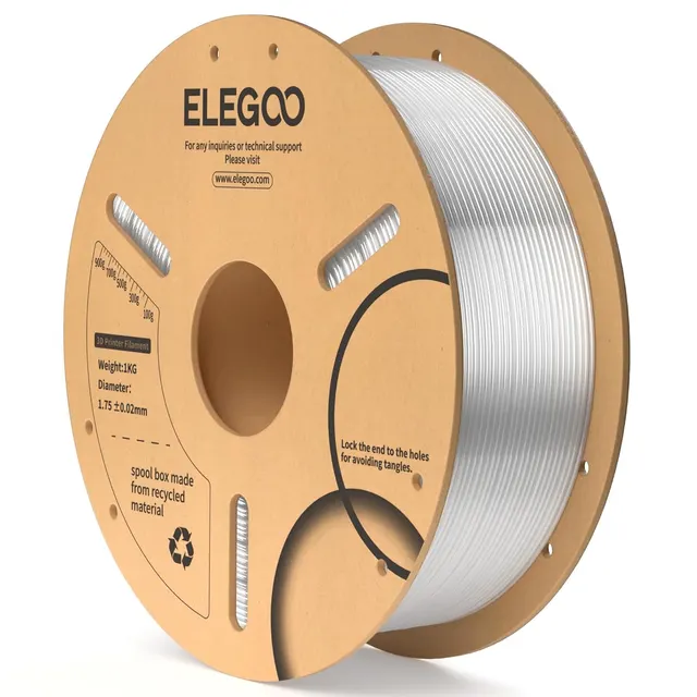 ELEGOO PLA CLEAR FILAMENT 1KG