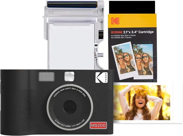 Kodak Instant Camera ERA Mini Shot 2 MS200B Black (2.1x3.4)