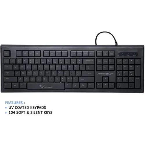 ALCATROZ Xplorer 2000SL Optical Keyboard + Mouse