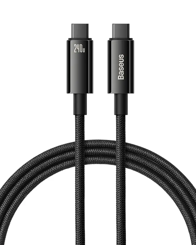 Baseus Cable USB-C to USB-C Tungsten Gold 240W 1.0m Blk