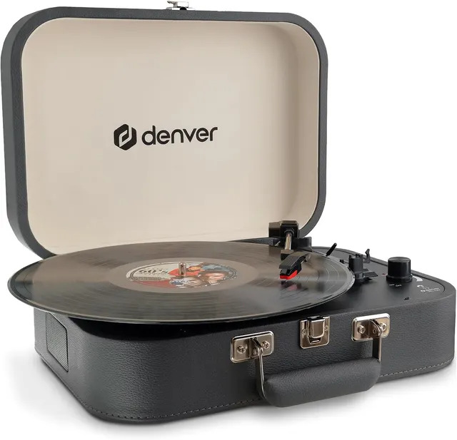 Denver Turntable Built-in speakers PC Recording Software VPL-130DGR