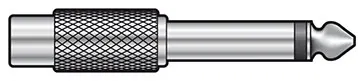 QTX 6.3mm Plug-RCA Skt Adaptor 757.141UK (Bag)