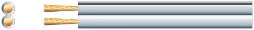 Mercury Economy Speaker Cable 2 x 0.4mm White 100m 807.060UK