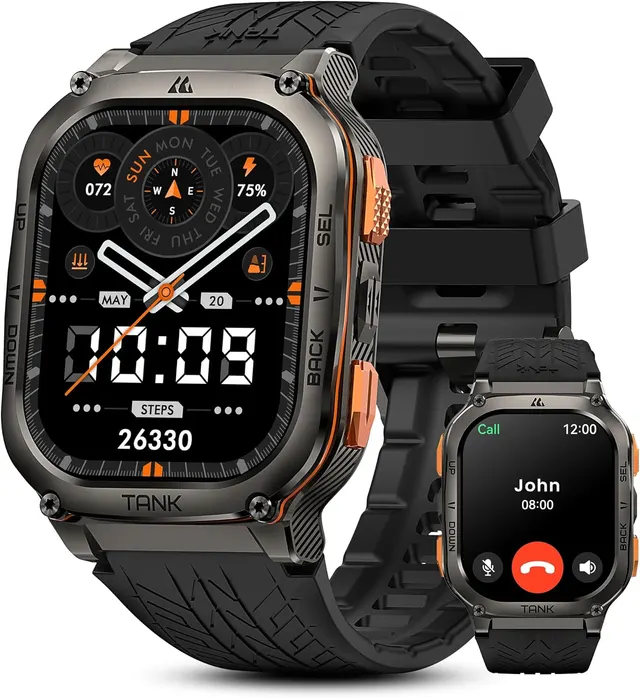 Kospet TANK M3 ULTRA Rugged Smartwatch GPS Silicone Black